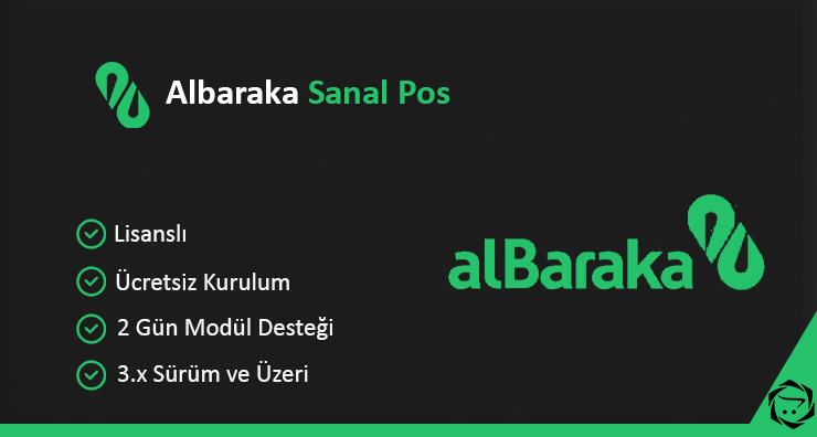 Opencart Albaraka Türk Sanal Pos Modülü