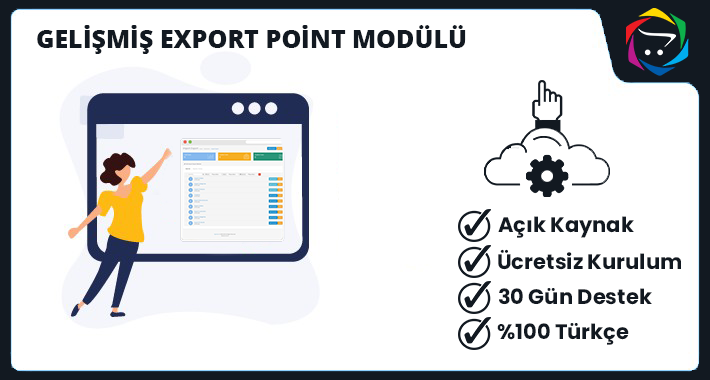 Opencart Gelişmiş Export Point Modülü