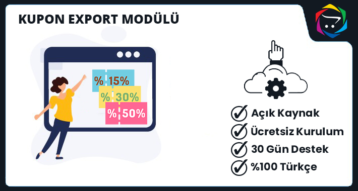 Opencart  Kupon Export&İmport Modülü