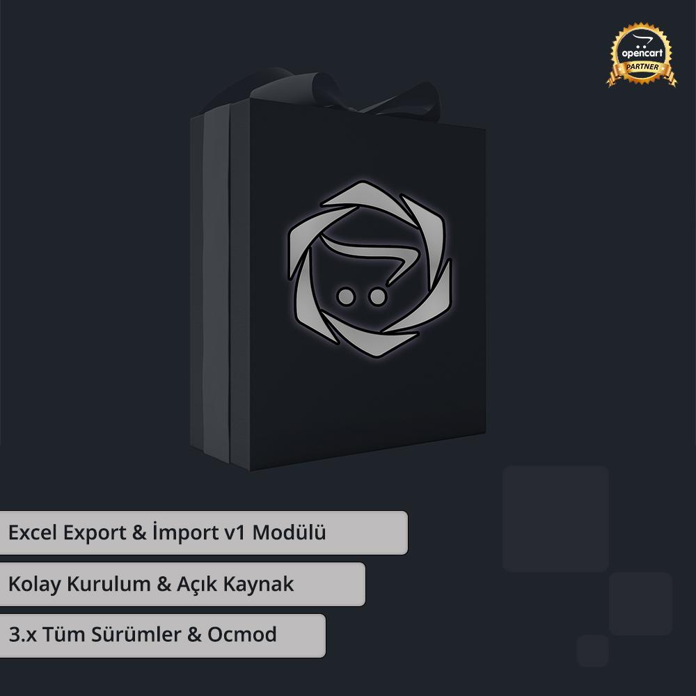 Opencart Excel Import & Export Modülü
