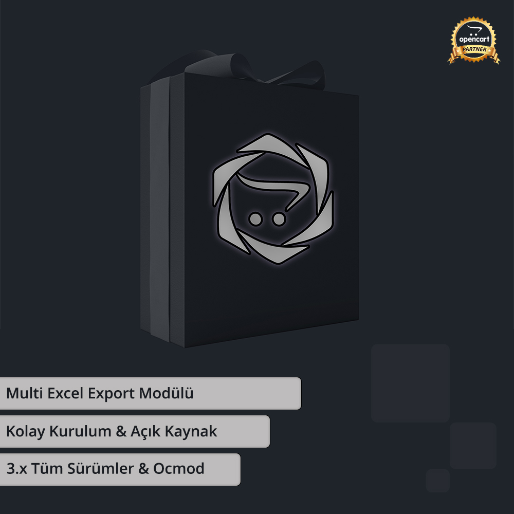 Opencart Multi Excel Export Modülü